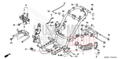 FRAME BODY SCV100F5 de 2005